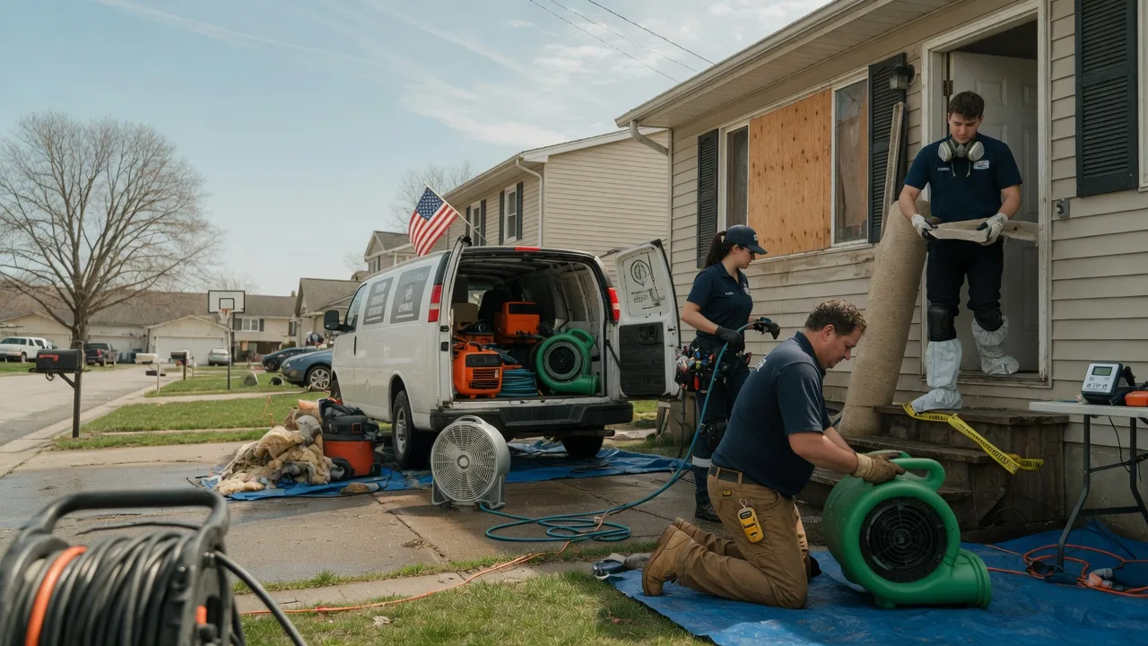 Water Damage Restoration in Hume, IL near me
